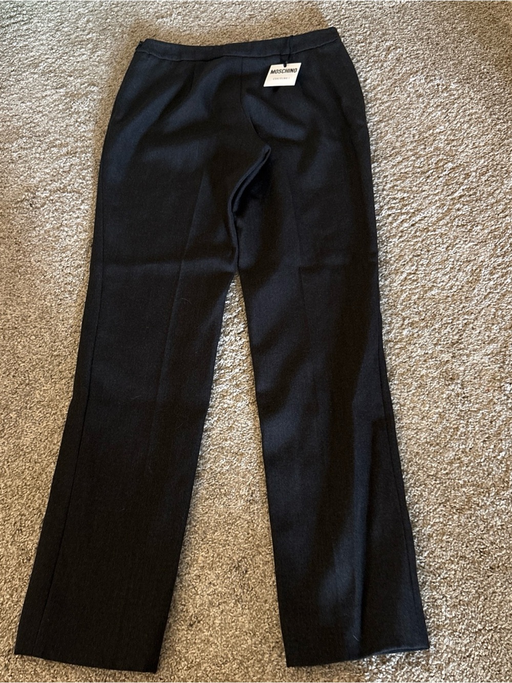 Moschino Black High-Waist Dress Pants